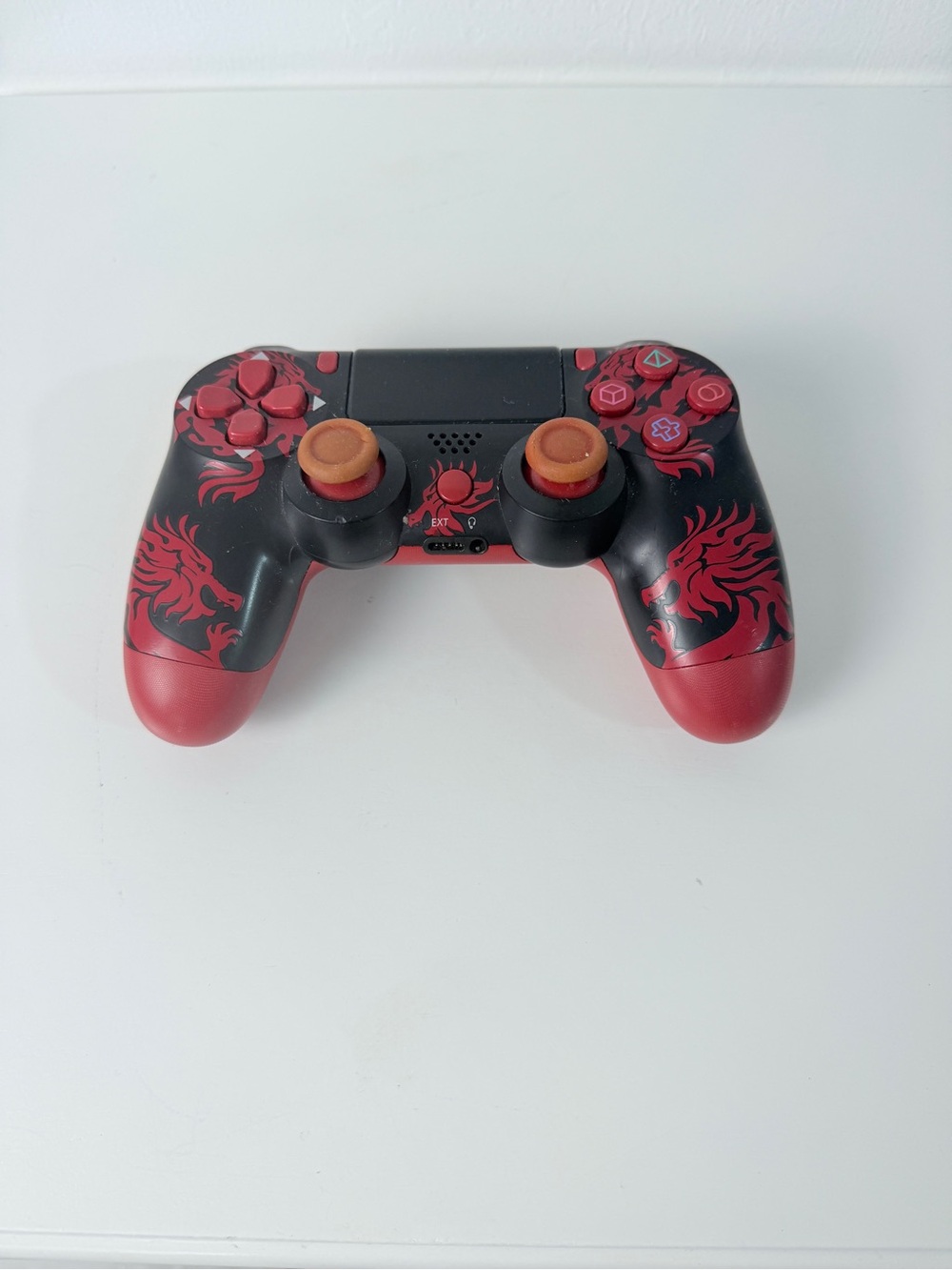 PS4 SCUF Impact PS4/PC Wireless Controller Custom Red Black Dragon Design
